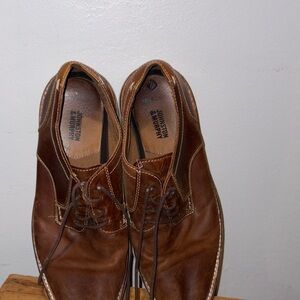 Johnston & Murphy Men's Tan Leather Oxfords